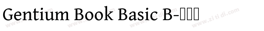 Gentium Book Basic B字体转换